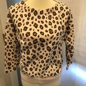 J.Crew Leopard Print Sweatshirt